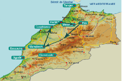 carte ville casablanca