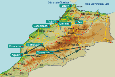 carte agadir